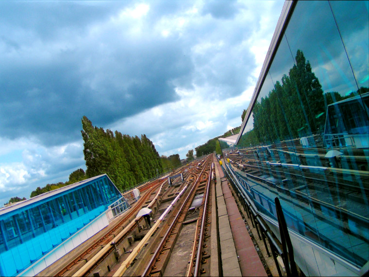 Rail tracks, Slinge, Rotterdam